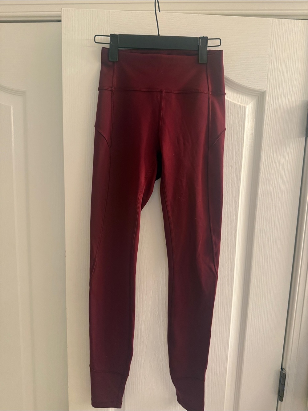 Lululemon High-Waist Burgundy Leggings